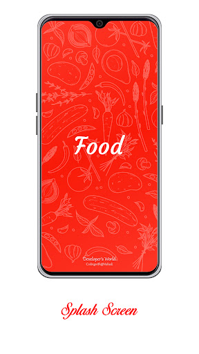 Android application Food screenshort
