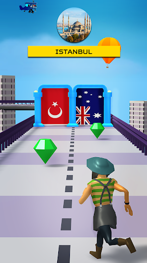 Flag Runner 3d - World Quiz Screen 2