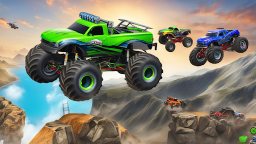 Car Games: Monster Truck Stunt Screen 2
