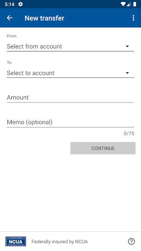 U. S. Postal Service FCU screenshot
