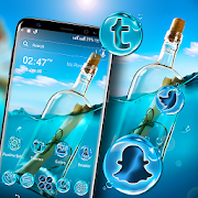 Message in a Bottle Sea Launcher Theme