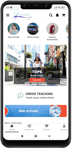Android application Dixeez Shopping screenshort