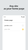 screenshot of Yandex Start