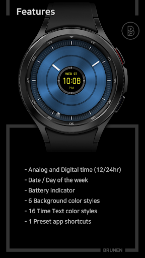 BRN136 Minimal Watch Face screenshot 3