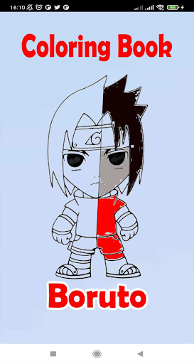 Boruto Coloring Anime book