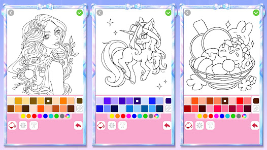 Princess Coloring:Drawing Game apkdebit screenshots 15