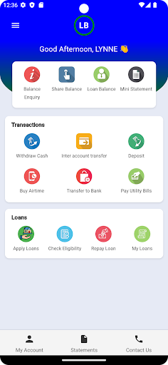 Android application Lengo Sacco screenshort