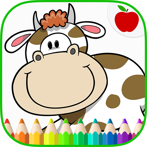 Farm Animals Coloring Book  Icon