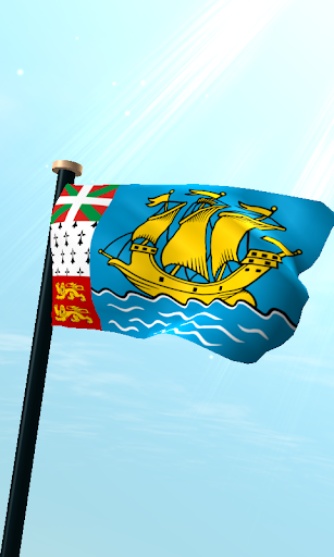 Android application Saint Pierre and Miquelon Flag screenshort