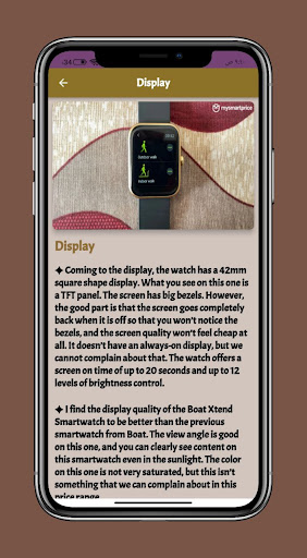 boat xtend smart watch Guide Screen 2