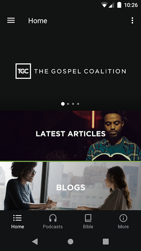 Screenshot of The Gospel Coalition