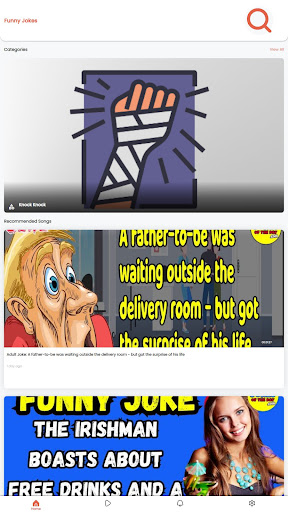 Android application Funny Jokes screenshort