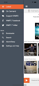 Screenshot 4 WMFE Public Radio App android