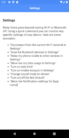 Commands & Guide for Bixbyのおすすめ画像3