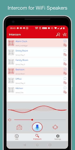 Android application SonosTalk - Intercom for Sonos screenshort