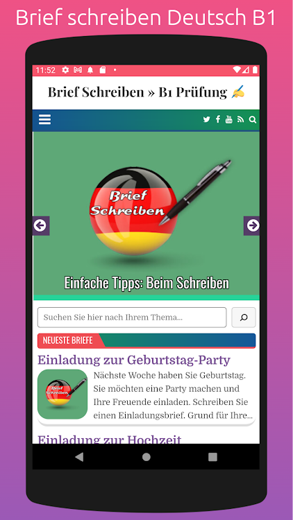 Deutsch B1 Brief schreiben - 2.0.4 - (Android)
