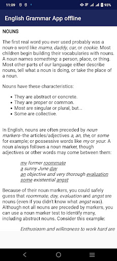 Learn English Grammar offline Screen 2