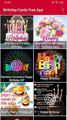 Happy Birthday Cards Appのおすすめ画像1