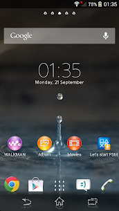 XPERIA™ Blue Water Theme For PC installation