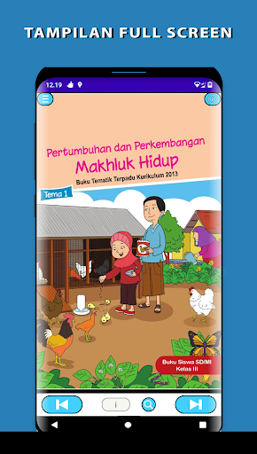 Android application Kelas 3 Tema 1 screenshort
