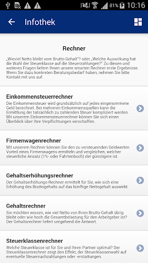 BUST Steuerberatung für Ärzte Screen 2