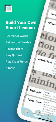 Android application MyWordz screenshort