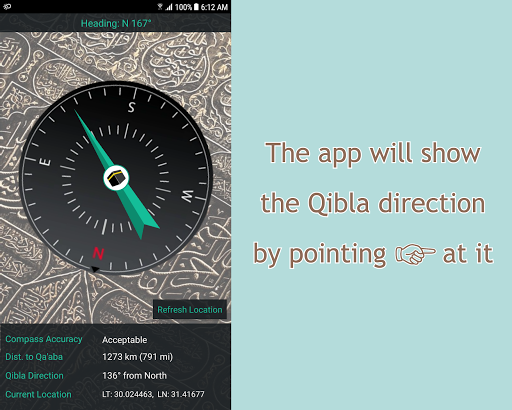 Qibla Direction (Qibla Finder) Screen 2