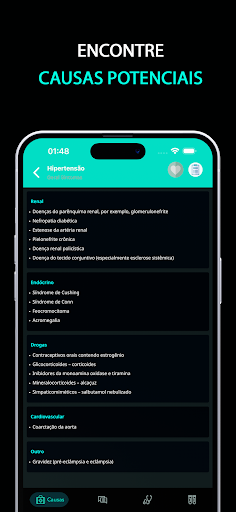 Visualização do aplicativo