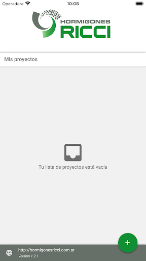 Android application Hormigones RICCI screenshort