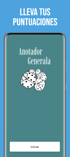 Android application Anotador Generala screenshort