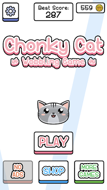#1. Chonky Cat - Wobling Game (Android) By: NX Multiservicos