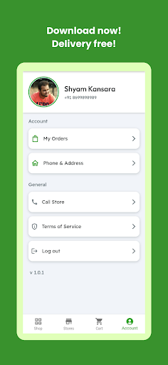 Agritios - Grocery Delivery Screen 3