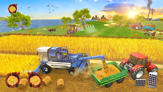 Real Farming Tractor Trailer Simulator: Farm Games 1.0.0 APK + Mod (Unlimited money) إلى عن على ذكري المظهر