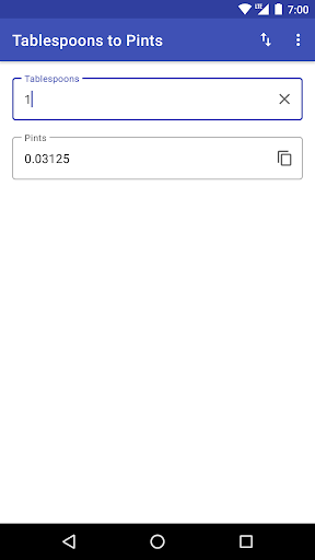 Tablespoons to Pints Converter