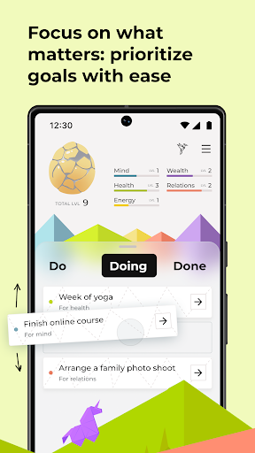 Sticky Goals: Digital Planner Screen 2