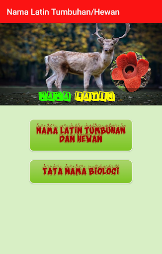 Nama Latin Tumbuhan dan Hewan Offline