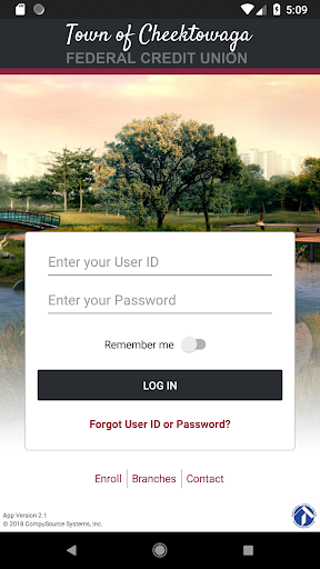 Android application Town of Cheektowaga FCU screenshort