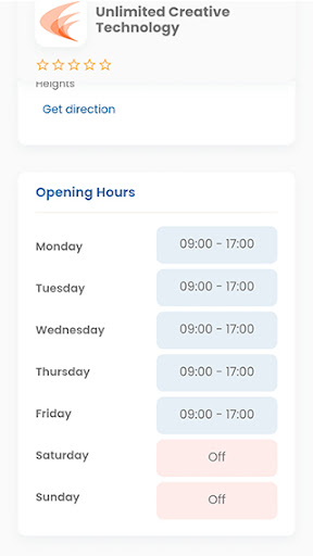 Emirates Business Directory Screen 3