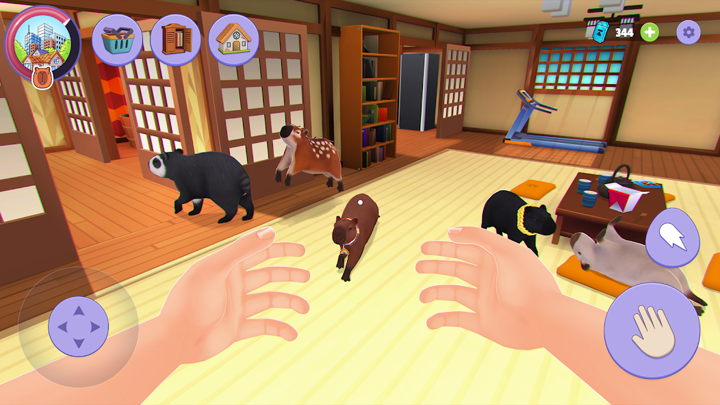Capybara Simulator: Cute pets 1.0.3.41 APK + Mod (Unlimited money) untuk android
