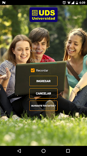 Android application UDS UNIVERSIDAD screenshort