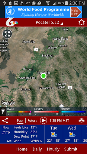 Android application KPVI Storm Tracker Weather screenshort