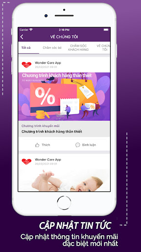 Wonder Care Screen 2