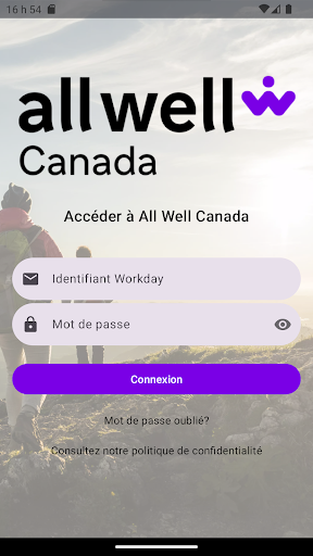Aperçu de l'application
