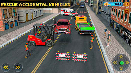 Crane Driving Simulator Game Screen 3
