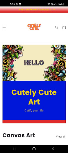 Android application Cutely Cute screenshort