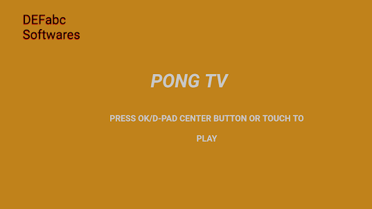 Pong TV