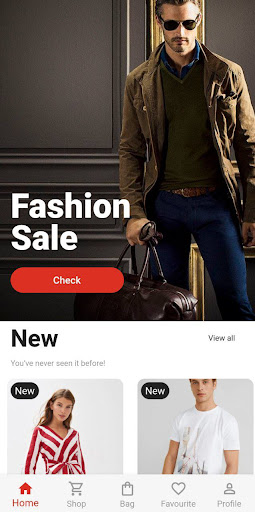 Android application Aisha shopping screenshort