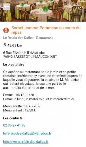 Carte dHôte - Fécamp Tourisme Screen 3