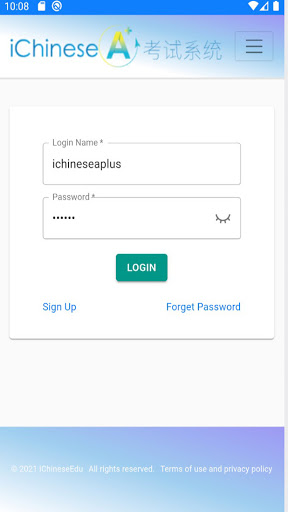 Android application iChineseA+ screenshort