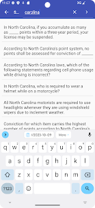 North Carolina Driver Test